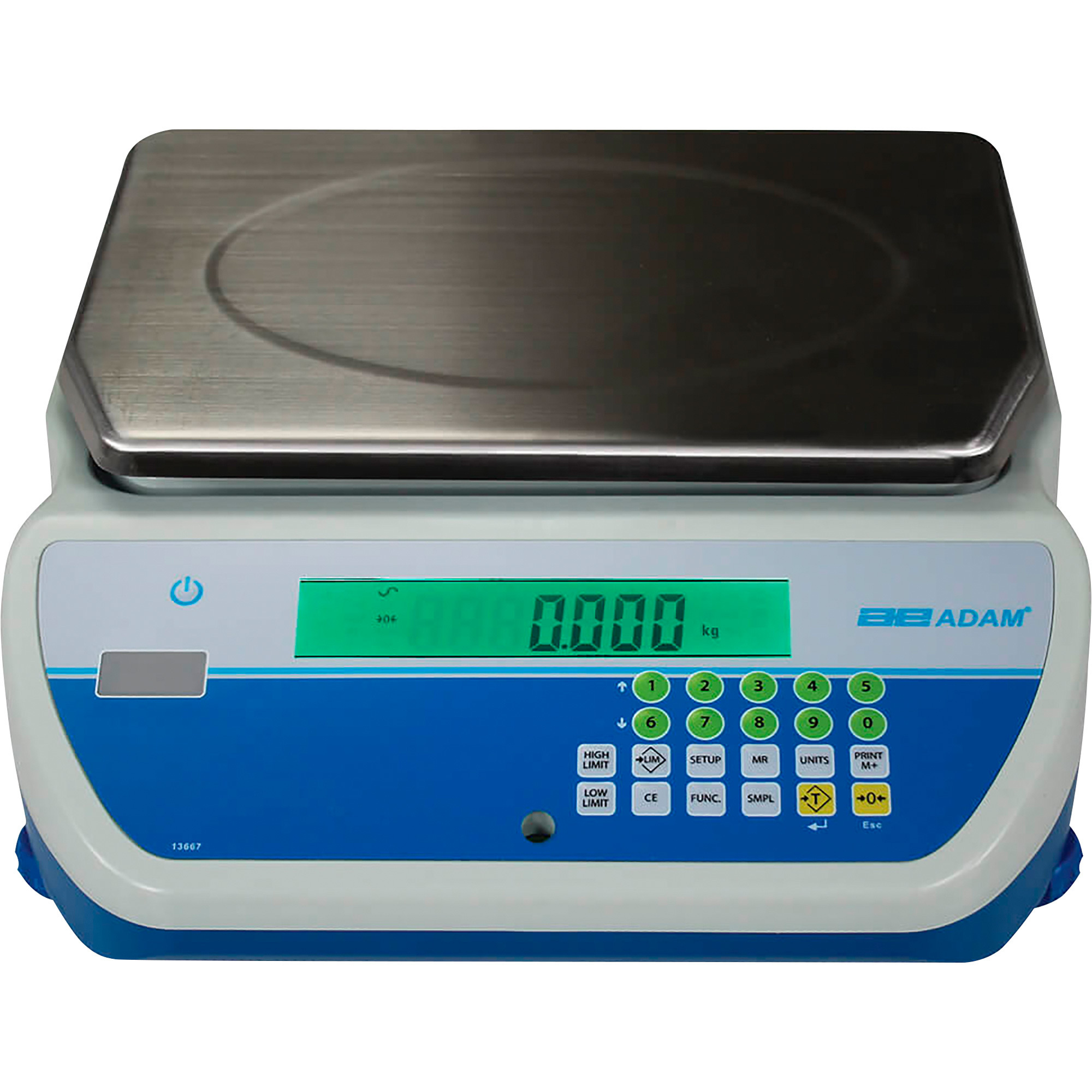 Adams Equipment Bench Checkweighing Scale, 100-Lb. Capacity, 0.005-Lb./2g Display Increments, Model# CKT 48